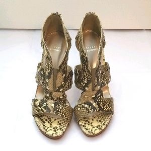Stuart Weitzman Snakeskin Stiletto High Heels